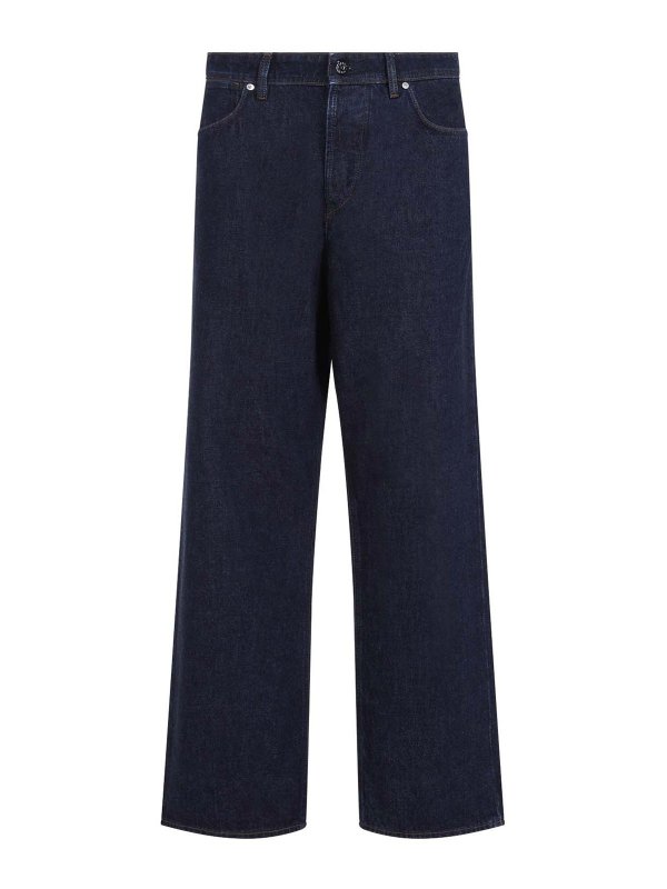 STONE ISLAND: Jeans Rectos - Vaqueros Rectos - Azul