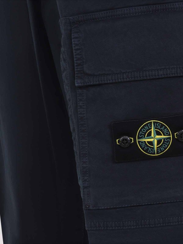 The Best Shops STONE ISLAND: カジュアルトラウザー - カジュアルパンツ - ダークブルー