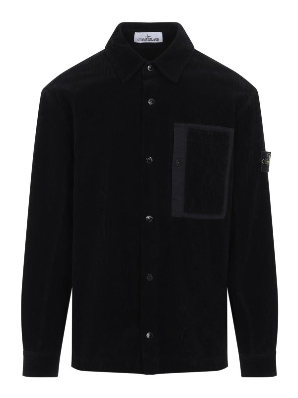 STONE ISLAND: シャツ - シャツ - 黒