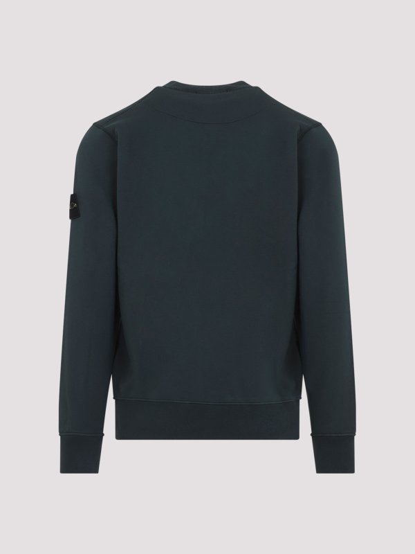 STONE ISLAND: スウェット＆セーター online - スウェットシャツ/セーター - ダークグリーン