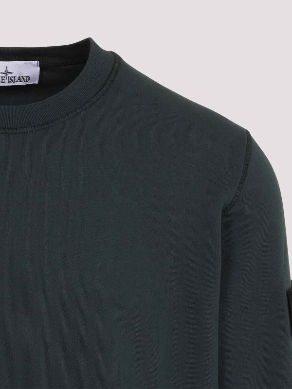 The Best Shops STONE ISLAND: スウェット＆セーター - スウェットシャツ/セーター - ダークグリーン