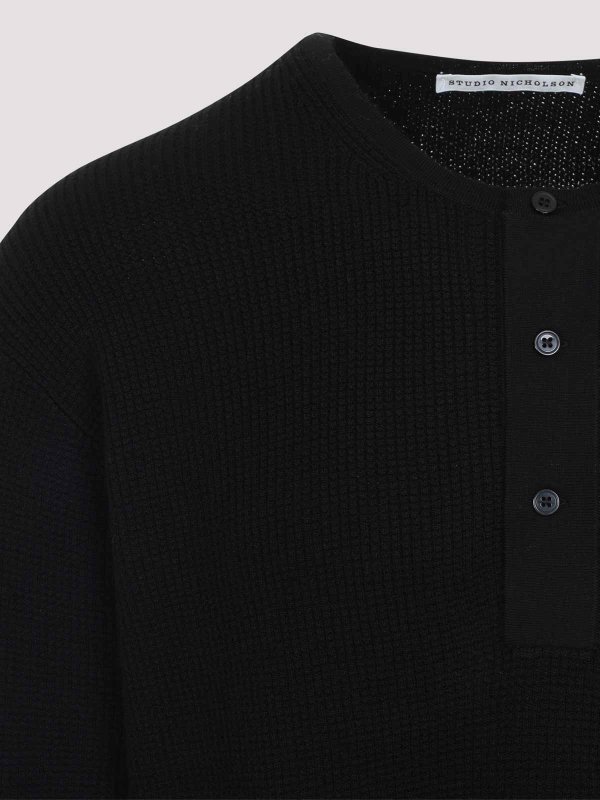 The Best Shops STUDIO NICHOLSON: クルーネック - クルーネック - 黒