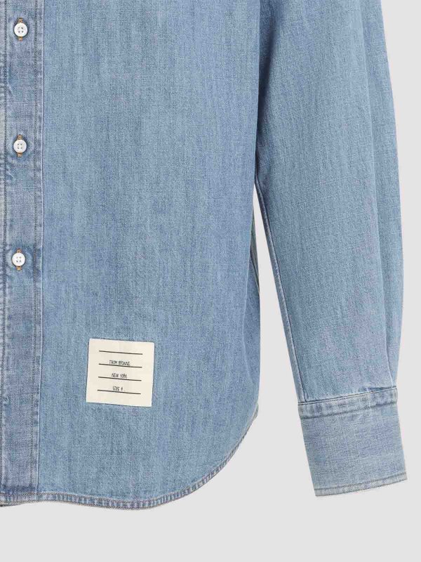 The Best Shops THOM BROWNE: Hemden - Hemd - Hellblau