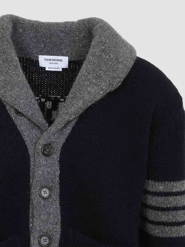 The Best Shops THOM BROWNE: カーディガン - カーディガン - ダークブルー