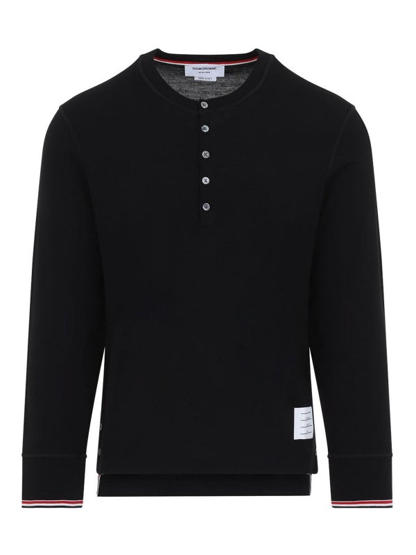 THOM BROWNE: Top e canotte - L/S Henley