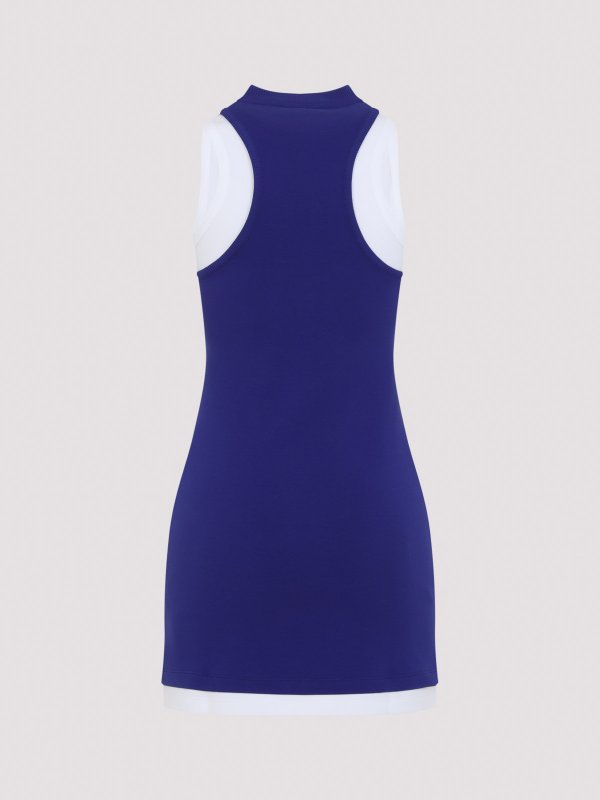 VERSACE: ニーレングスドレス online - 膝丈ドレス - ブルー