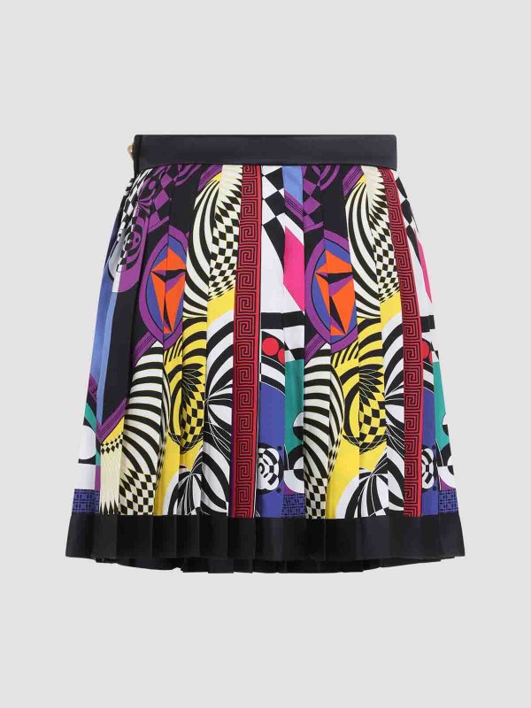 VERSACE: Faldas media pierna y semilargas online - Falda Semilarga - Multicolor