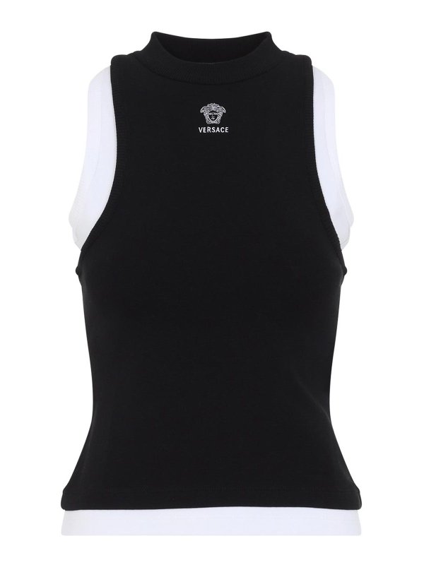 VERSACE: Tops und Tank Tops - Top - Schwarz