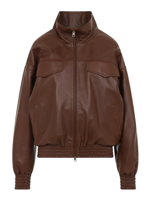 BALENCIAGA: ボンバージャケット - ボンバージャケット - ブラウン