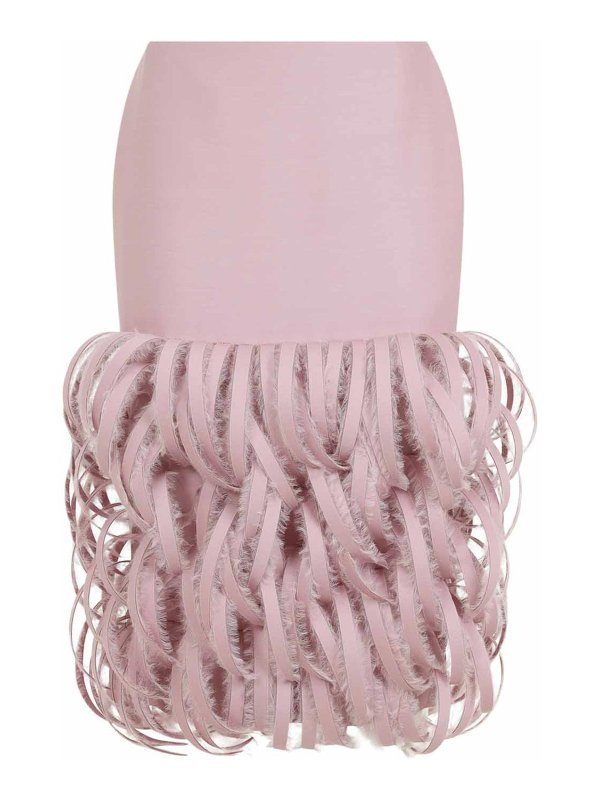 BALENCIAGA: ニーレングススカート＆ミディ丈 - 膝丈/ミディスカート - ピンク
