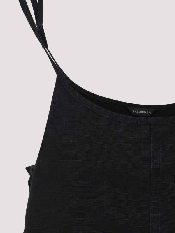 トップ/タンクトップ - 黒 shop online: BALENCIAGA