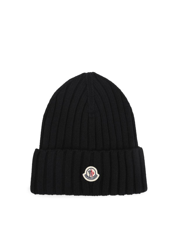 MONCLER: 帽子＆キャッブ - 帽子 - 黒