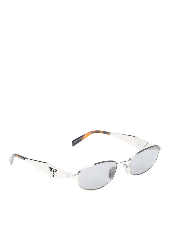 PRADA: Sonnenbrillen - Sonnenbrille - Silber