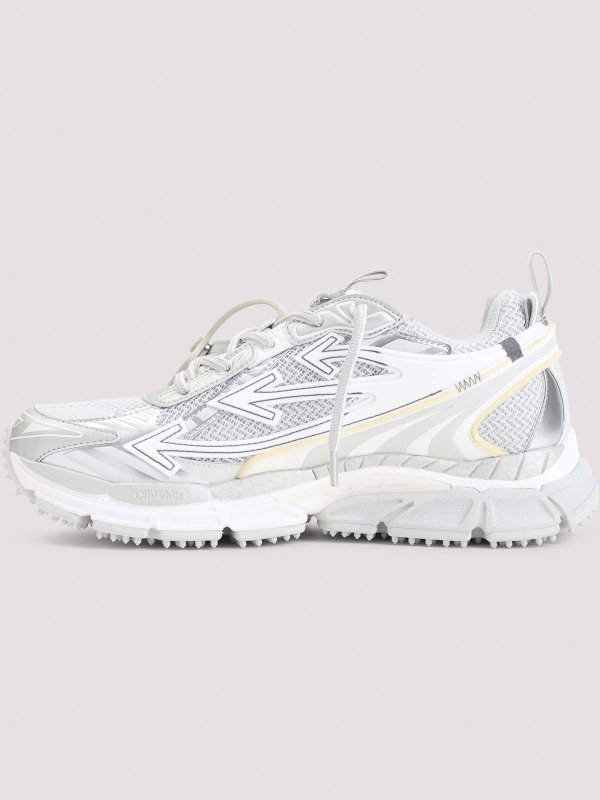 OFF-WHITE: Chaussures de sport online - Baskets - Argent