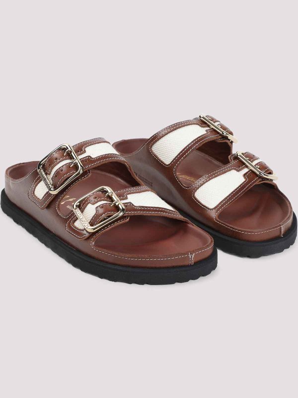 The Best Shops BIRKENSTOCK: サンダル - サンダル - ブラウン