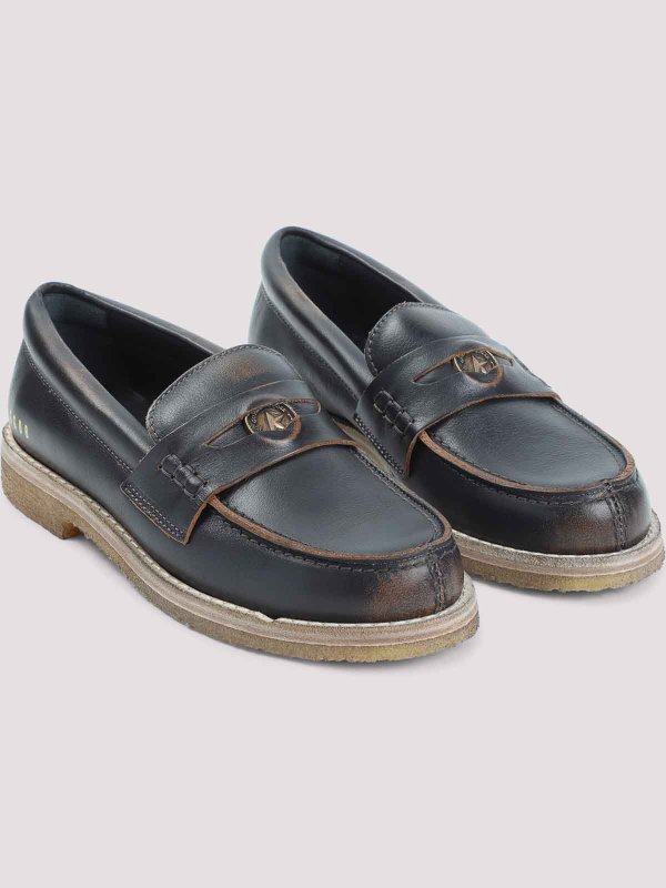 The Best Shops GOLDEN GOOSE: ロファー＆スリッパ - ローファー - 黒