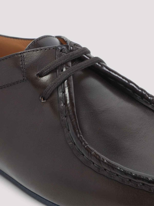 編み上げ靴 - ブラウン shop online: JIL SANDER
