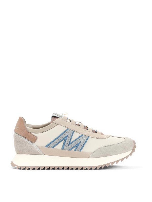 MONCLER: Chaussures de sport - Baskets - Marron