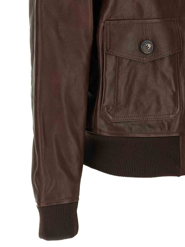 膝丈コート - ブラウン shop online: A.P.C.