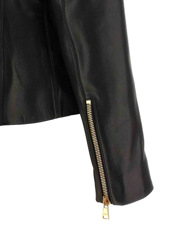 Leather Jacket shop online: Balmain