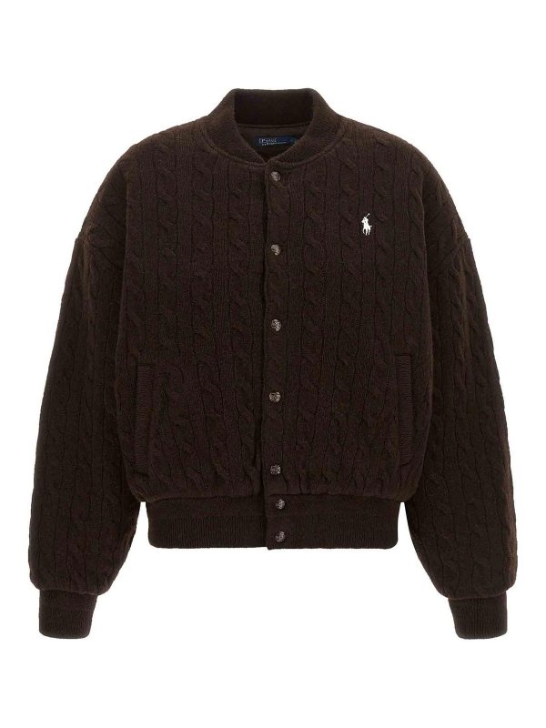 POLO RALPH LAUREN: ボンバージャケット - ボンバージャケット - ブラウン