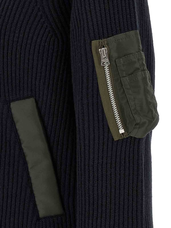 Sacai buy online ボンバージャケット - ブルー