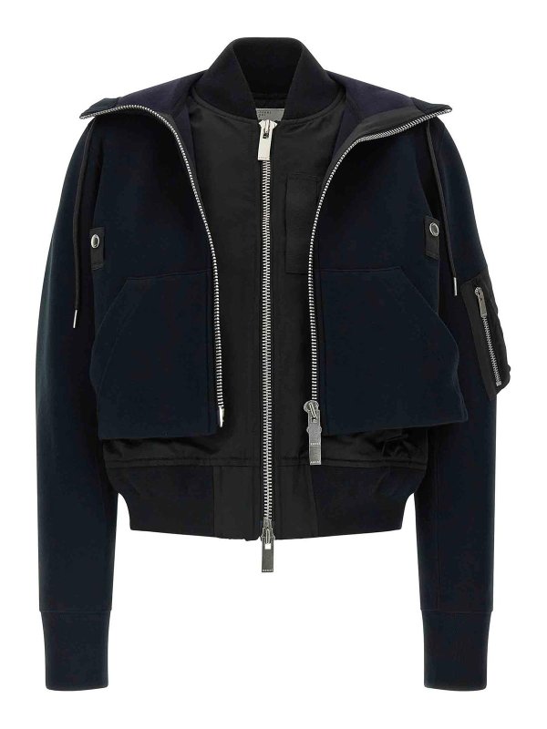 Sacai: bombers online - Sponge Bomber Jacket
