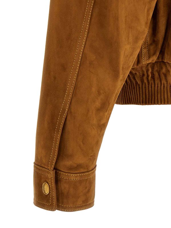 Suede Blouson shop online: VERSACE