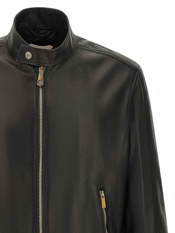 The Best Shops VERSACE: casual jackets - Biker Jacket