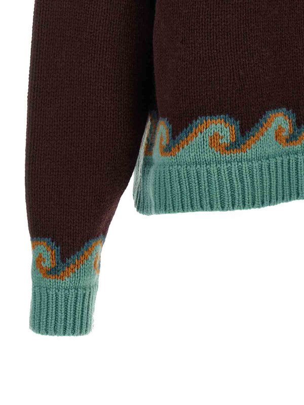 Rundhalspullover - Braun shop online: ALANUI