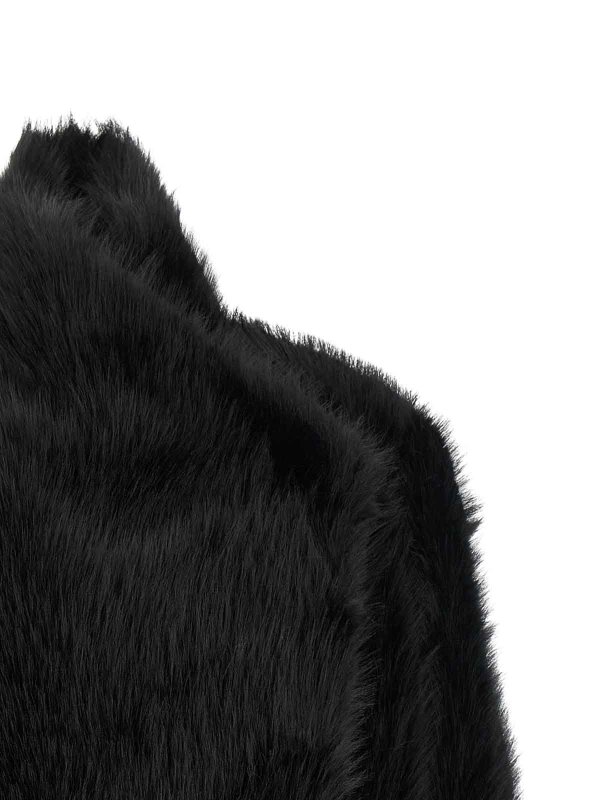 The Best Shops B&B COUTURE: 毛皮＆シアリングコート - 毛皮/ムートンコート - 黒
