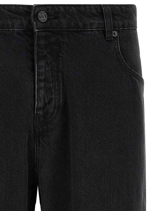 The Best Shops Balmain: Jeans Rectos - Vaqueros Rectos - Negro