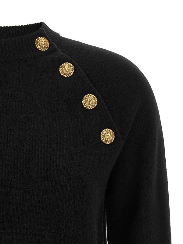 The Best Shops Balmain: クルーネック - クルーネック - 黒