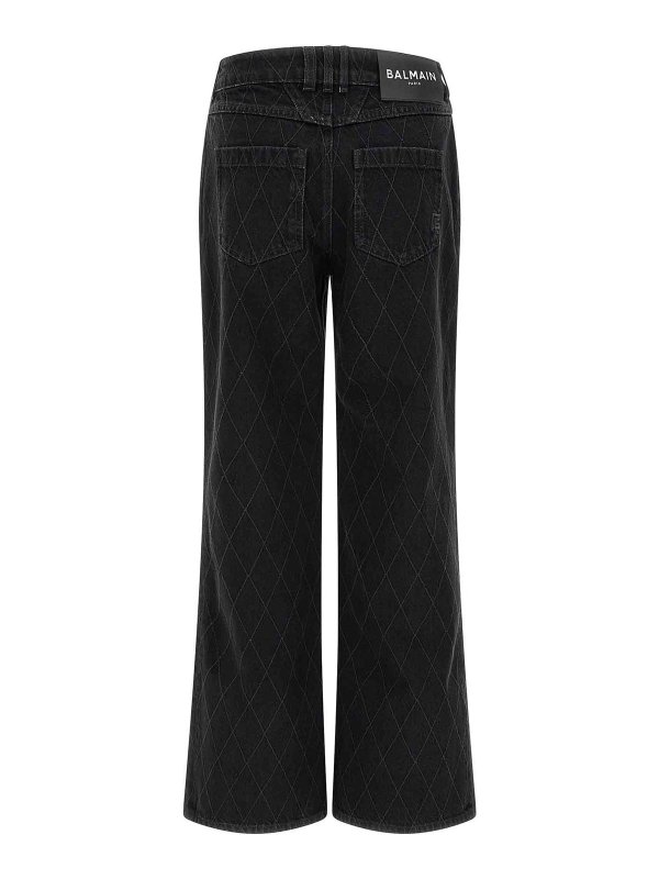 Balmain: ストレートジーンズ online - ストレートジーンズ - 黒