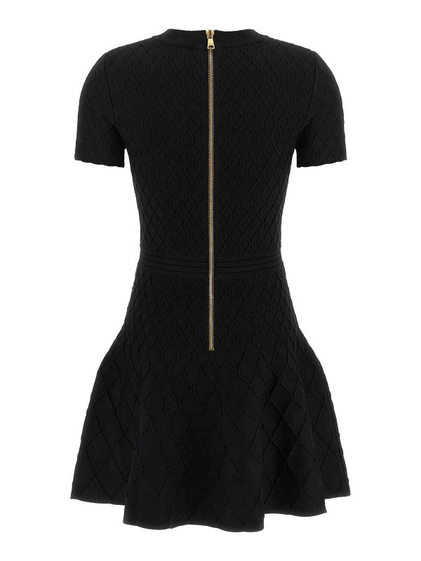 Balmain: ニーレングスドレス online - 膝丈ドレス - 黒