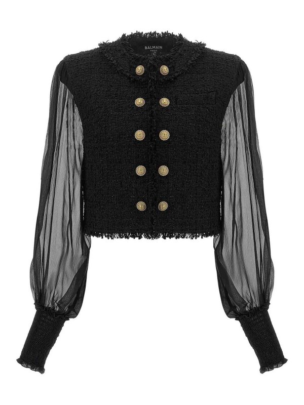 Balmain: Blazer - Blazer - Schwarz