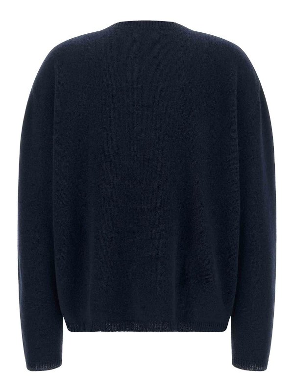 BE YOU: Strickpullover mit V-Ausschnitt online - V-Pullover - Blau