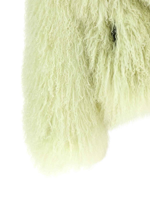 毛皮/ムートンコート - 緑 shop online: Blancha