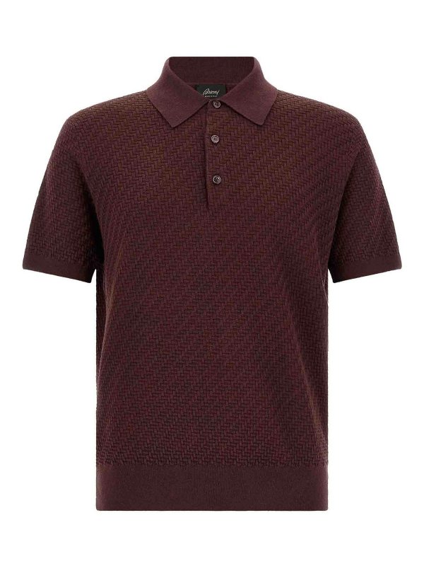 BRIONI: polo shirts - Weaving Polo