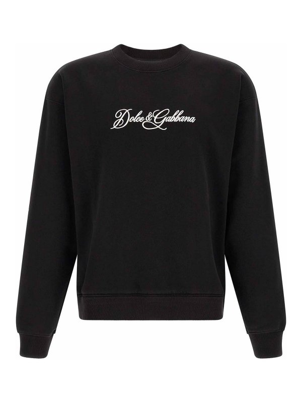 DOLCE & GABBANA: スウェット＆セーター - スウェットシャツ/セーター - 黒