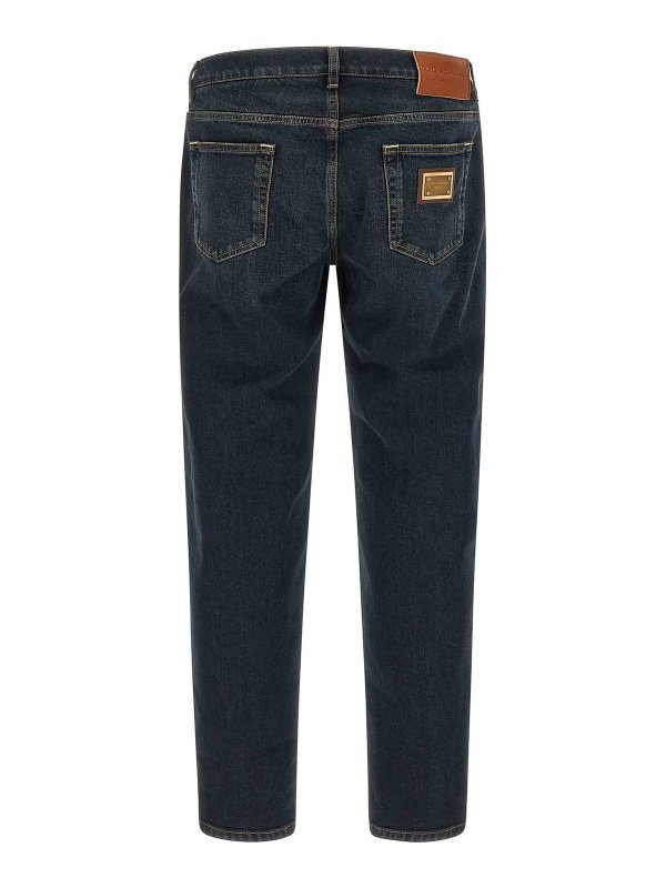 DOLCE & GABBANA: Jeans Rectos online - Vaqueros Rectos - Azul