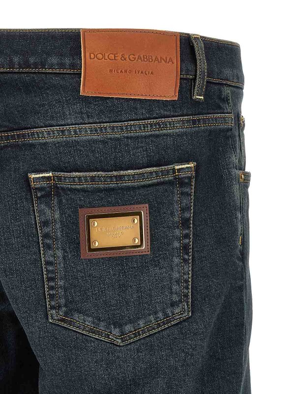 Vaqueros Rectos - Azul shop online: DOLCE & GABBANA