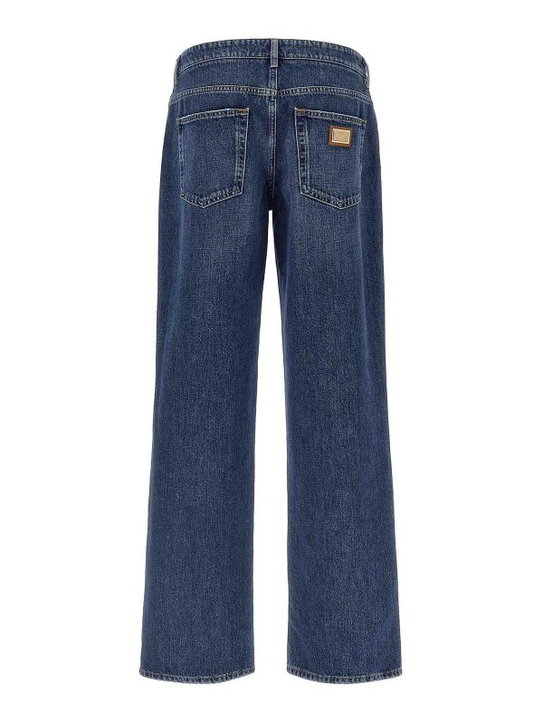 DOLCE & GABBANA: Jeans Rectos online - Vaqueros Rectos - Azul