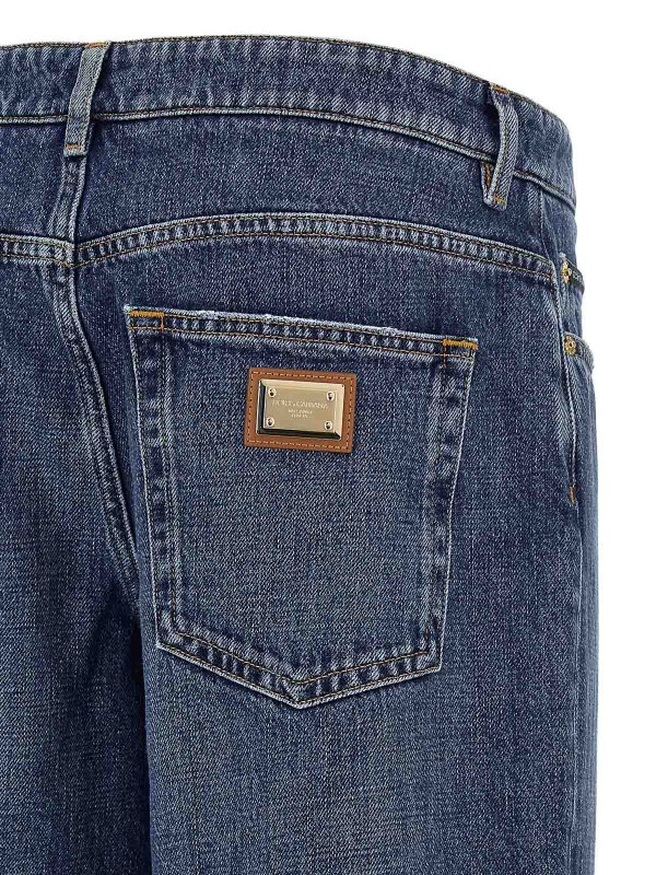 Vaqueros Rectos - Azul shop online: DOLCE & GABBANA