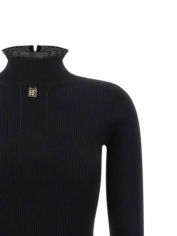 The Best Shops ELISABETTA FRANCHI: ニーレングスドレス - 膝丈ドレス - 黒