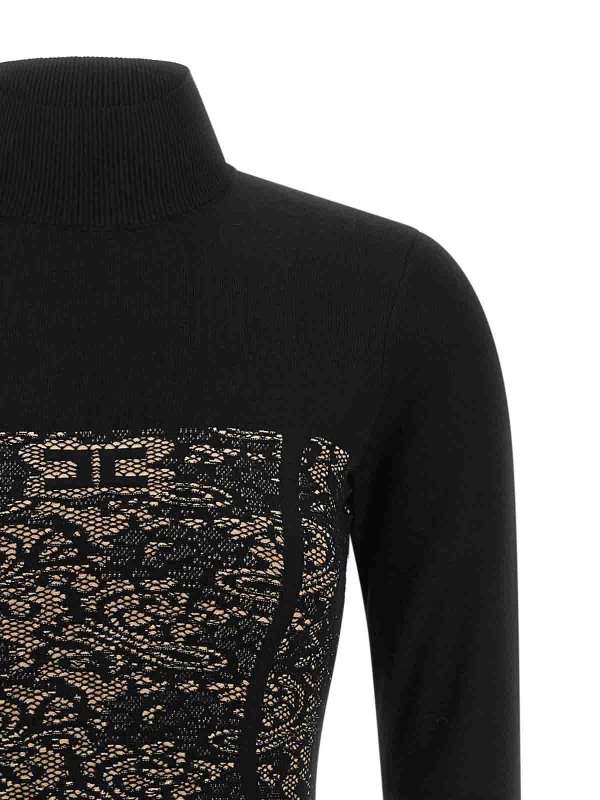 The Best Shops ELISABETTA FRANCHI: ニーレングスドレス - 膝丈ドレス - 黒