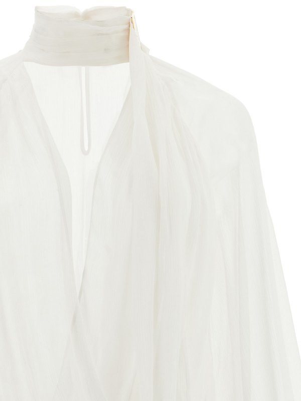 The Best Shops ELISABETTA FRANCHI: ニーレングスドレス - 膝丈ドレス - 白