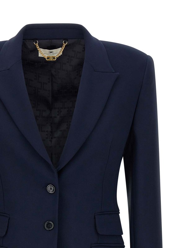 The Best Shops ELISABETTA FRANCHI: ブレザー - ブレザー - ブルー