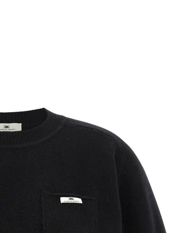 The Best Shops ELISABETTA FRANCHI: トップス＆タンクトップ - トップ/タンクトップ - 黒