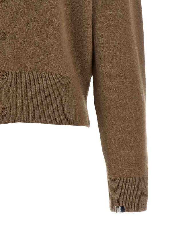 カーディガン - ブラウン shop online: EXTREME CASHMERE